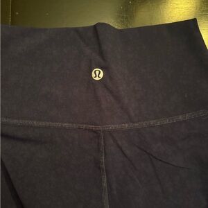 Lululemon Washed Navy Blue Leggings